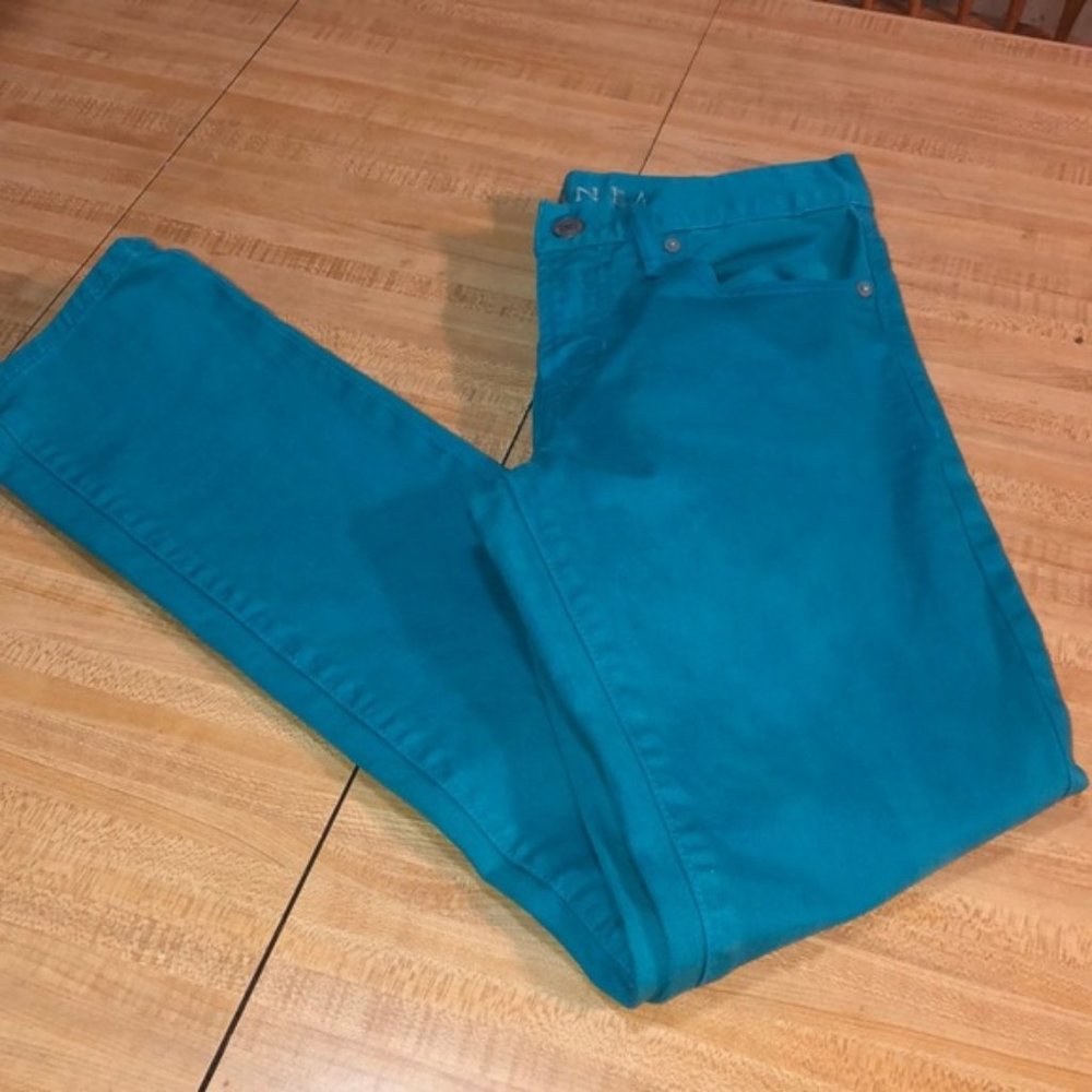 AMERICAN EAGLE SKINNY JEANS TEAL BLUE